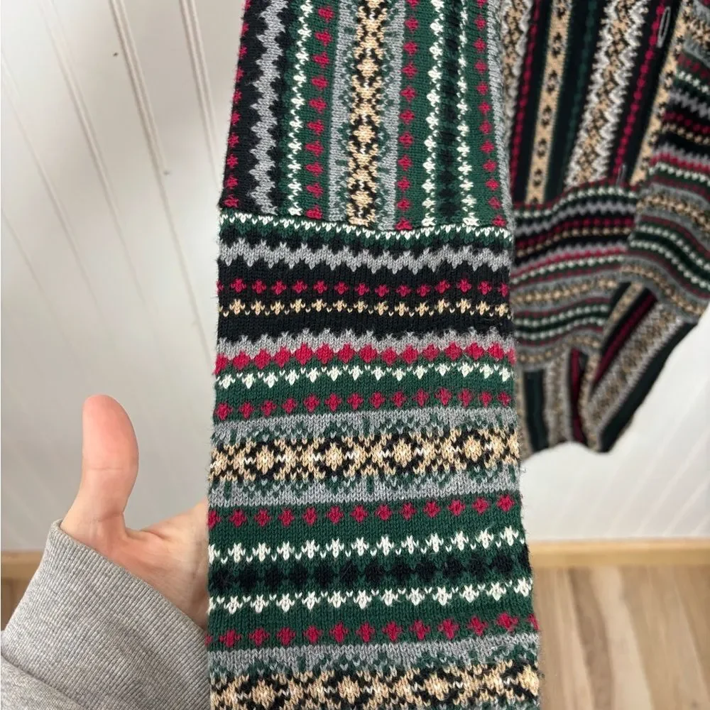 Coldwater Creek granola Long line duster knit cardigan